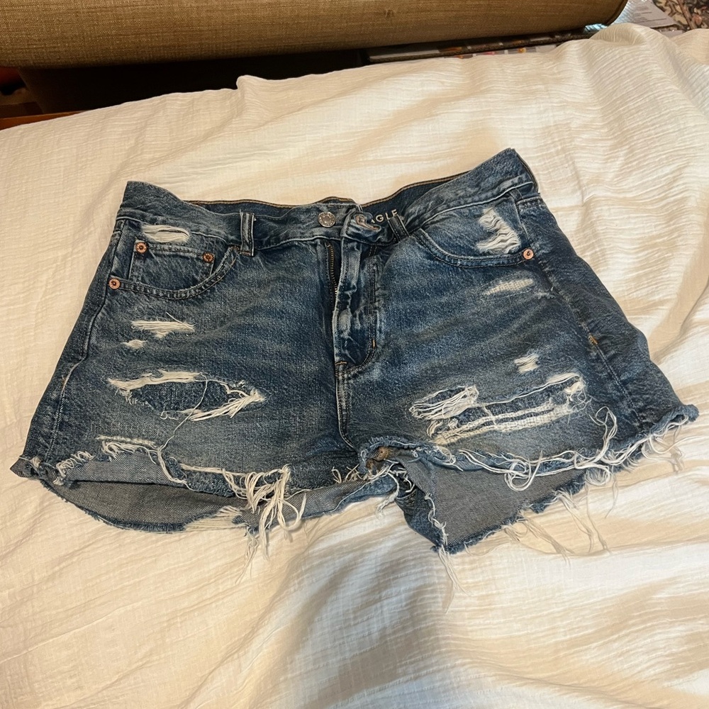 American Eagle Women’s Blue Jean Shorts- Size 10